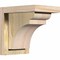 Ekena Millwork Yorktown Rough Sawn Corbel w/Backplate, Douglas Fir, 6"W x 8"D x 8"H COR06X08X08YOR01RDF - alternate 1